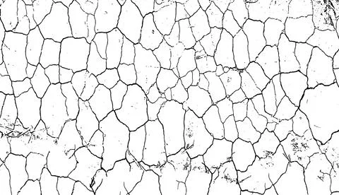 Old wall grunge texture, Cracked Dry Bark and Old Wall Texture Abstract Stock Illustration