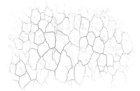 Old wall grunge texture, Cracked Dry Bark and Old Wall Texture Abstract Stock Illustration