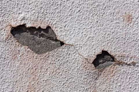 Old wall with jumping ink. Stock Photos