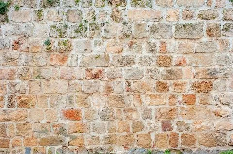 Old wall made of the stone Stock Photos