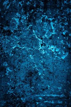 Old wall painted with blue paint Stock Photos