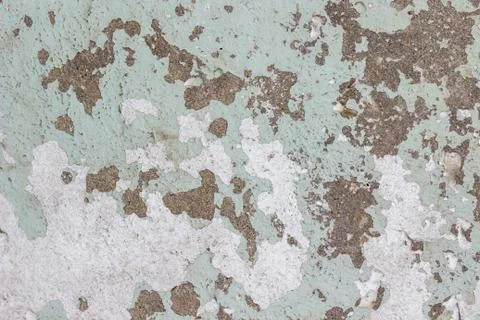 Old wall with peeling paint. Background, texture Stock Photos