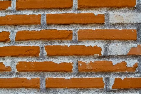 Old wall from a red brick Stock Photos