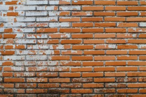 Old wall from a red brick Stock Photos