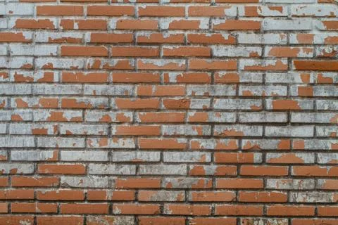 Old wall from a red brick Stock Photos