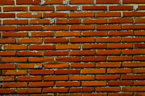 Old wall from a red brick Stock Photos