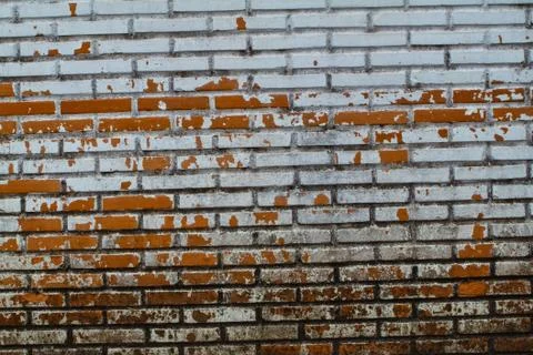 Old Wall from a red brick Stock Photos
