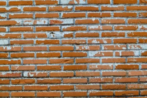 Old Wall from a red brick Stock Photos
