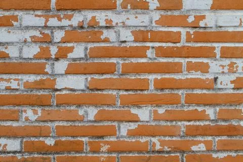 Old Wall from a red brick Stock Photos