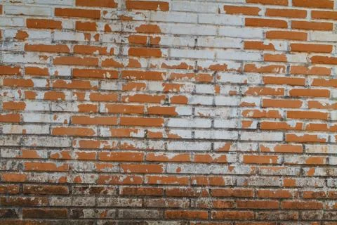 Old Wall from a red brick Stock Photos