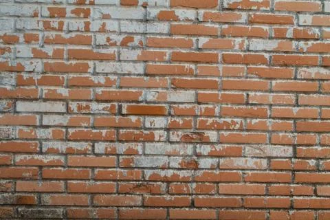 Old Wall from a red brick Stock Photos