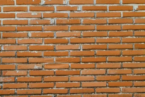 Old Wall from a red brick Stock Photos