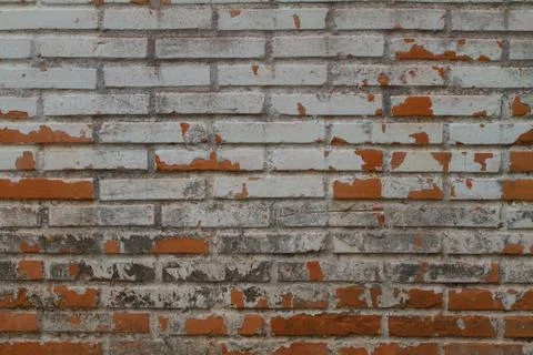 Old Wall from a red brick Stock Photos