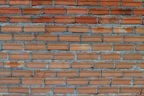 Old Wall from a red brick Stock Photos
