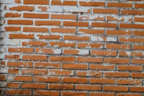 Old Wall from a red brick Stock Photos