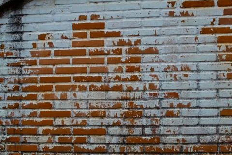 Old Wall from a red brick Stock Photos