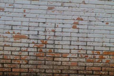 Old Wall from a red brick Stock Photos