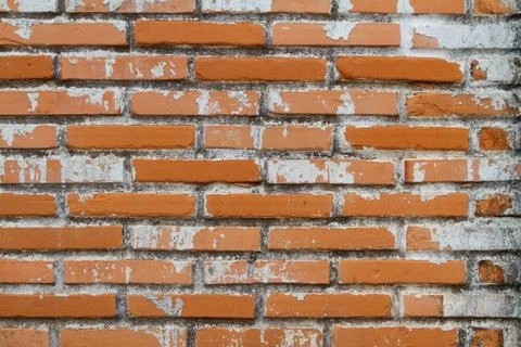 Old Wall from a red brick Stock Photos