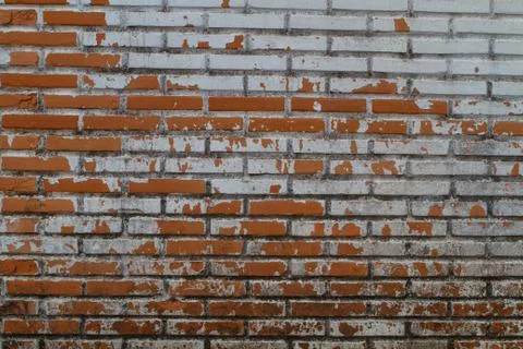 Old Wall from a red brick Stock Photos
