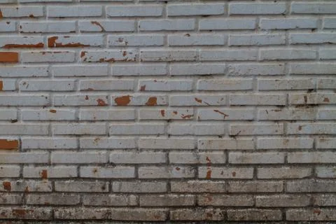 Old Wall from a red brick Stock Photos
