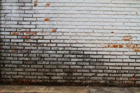 Old Wall from a red brick Stock Photos