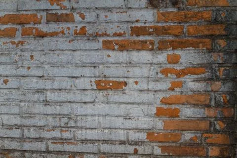 Old Wall from a red brick Stock Photos