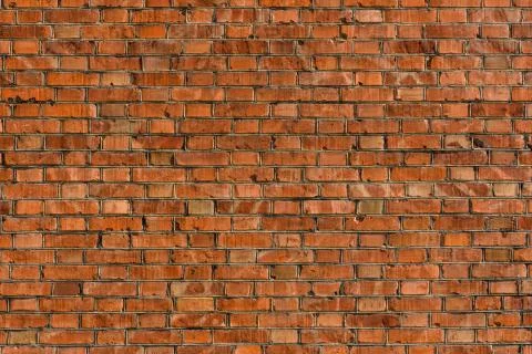 Old wall of the red bricks for background Foto stock