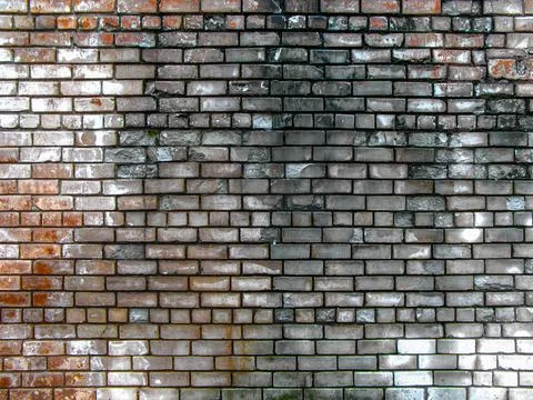 Old wall with red bricks Stock Photos