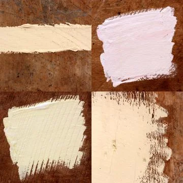 Old Wall repaired Stock Photos