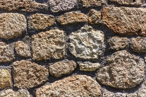 Old wall texture background brown colo close-up Stock Photos