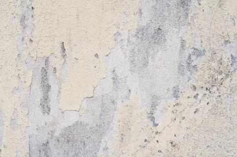 Old wall texture with peeling paint Stock Photos