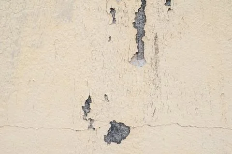 Old wall texture with peeling paint Stock Photos