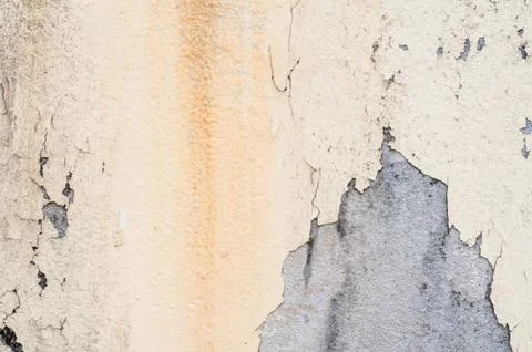 Old wall texture with peeling paint Fotos de archivo