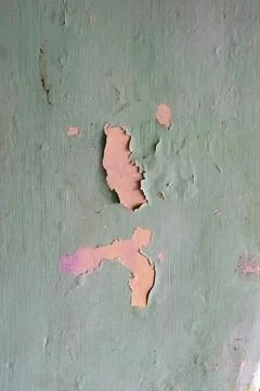Old wall texture with peeling paint Stock Photos