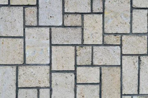 Old wall of white bricks for texture, or background Stock Photos