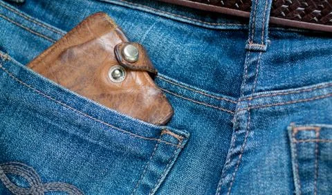 Old wallet Stock Photos
