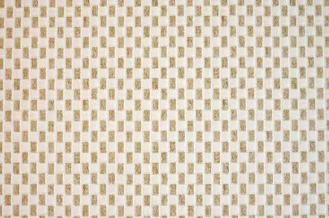 Old wallpaper with rectangular pattern 스톡 사진