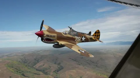 Old War  Planes Stock Footage 11136486