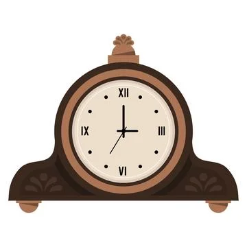 Old watch clock Stockillustratie
