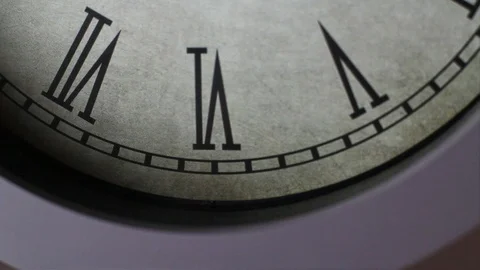 Old watch, Roman numerals Stock Footage 96424009
