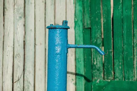 Old water column Stock Photos