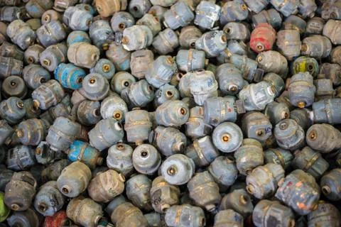 Old water meter Stock Photos