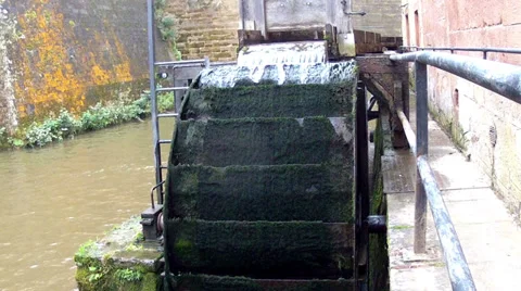 Old water mill. Stock Footage 31738461