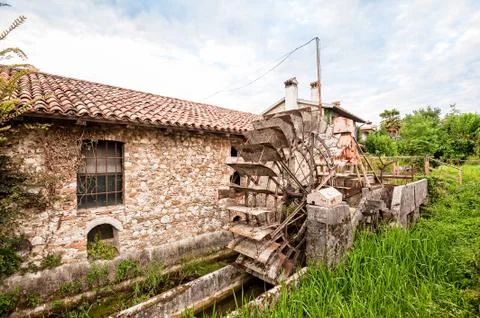 Old water mill. Stock Photos
