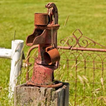Old water pump Stock Photos