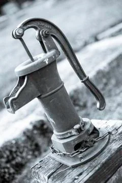 Old water pump Stock Photos