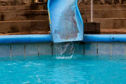 Old water slide Stock Photos