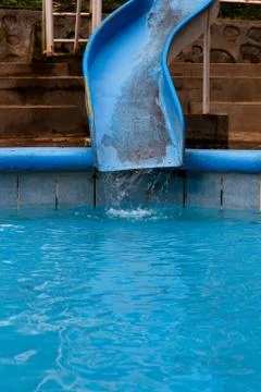 Old water slide Stock Photos