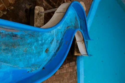 Old water slide Stock Photos