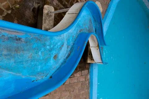Old water slide Stock Photos